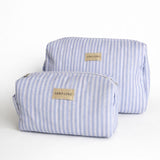 The Blue Quilted Pouch Bundle