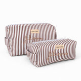 The Beige Quilted Pouch Bundle
